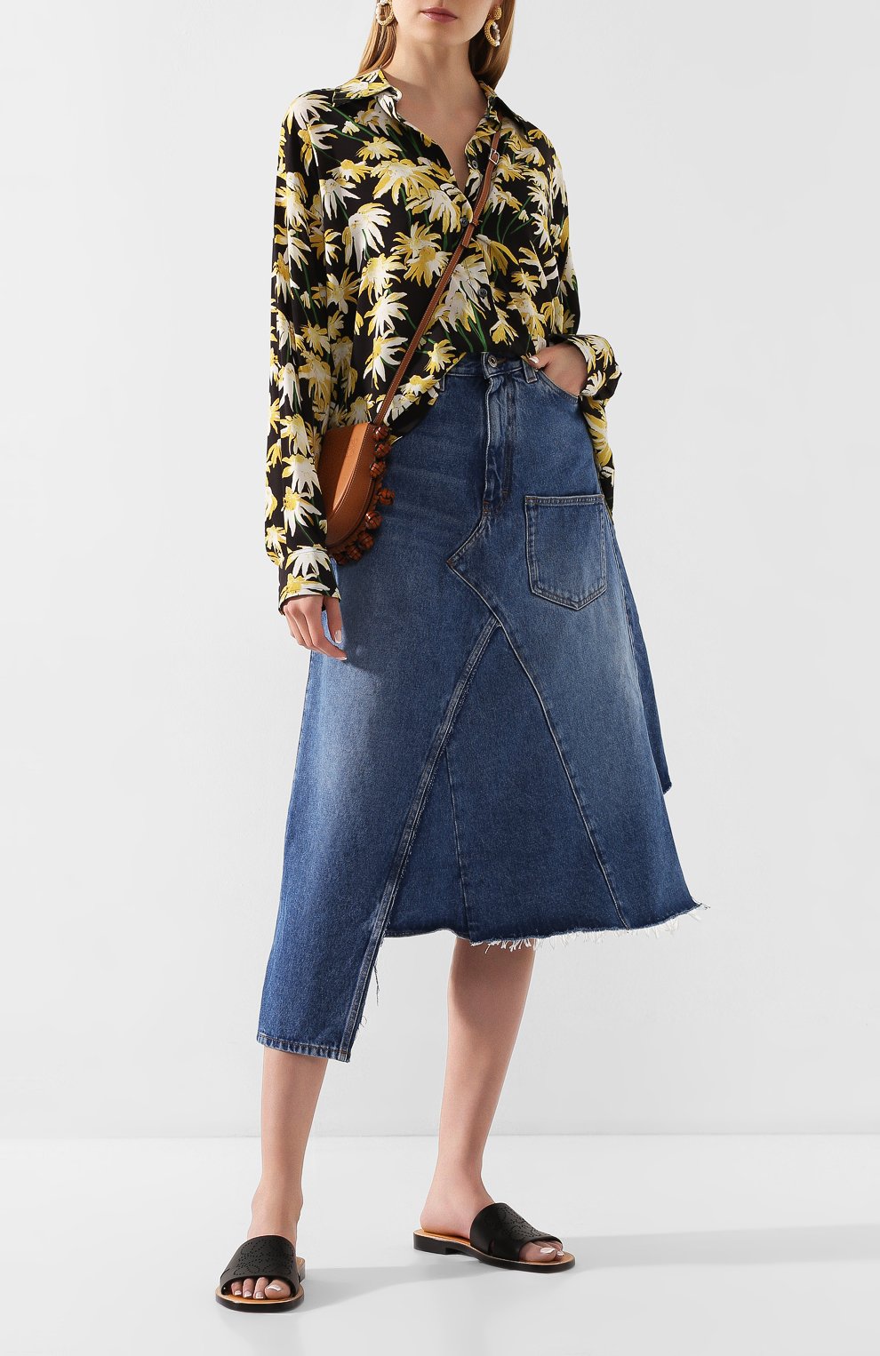 Кожаные шлепанцы LOEWE, арт. 453.10.860, фото 2