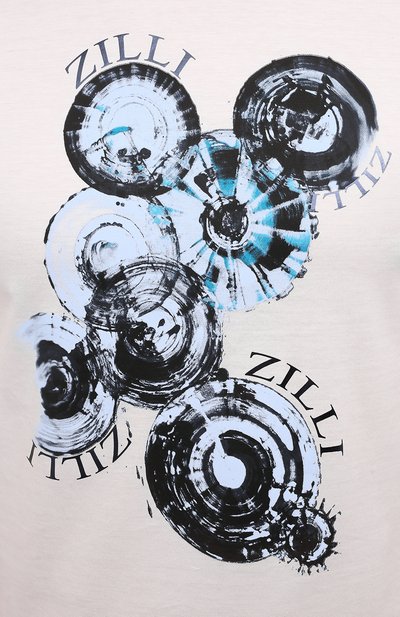 Хлопковая футболка ZILLI, арт. MEV-NT270-BUBB1/MC0, фото 5