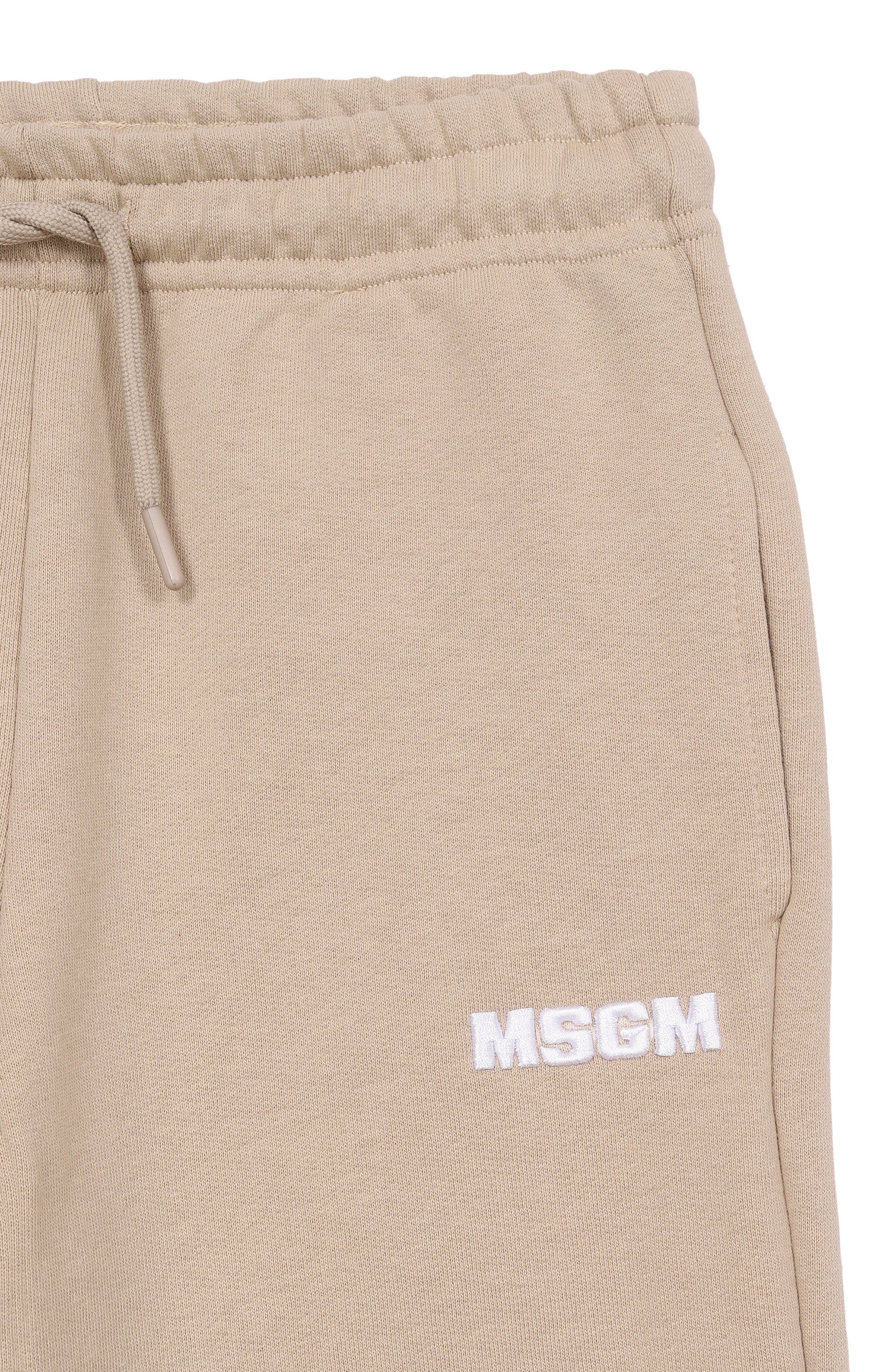 Хлопковые джоггеры MSGM KIDS, арт. S6MSJUFP287, фото 3