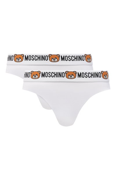Женские комплект из двух трусов-слипов MOSCHINO, арт. A4711/9003