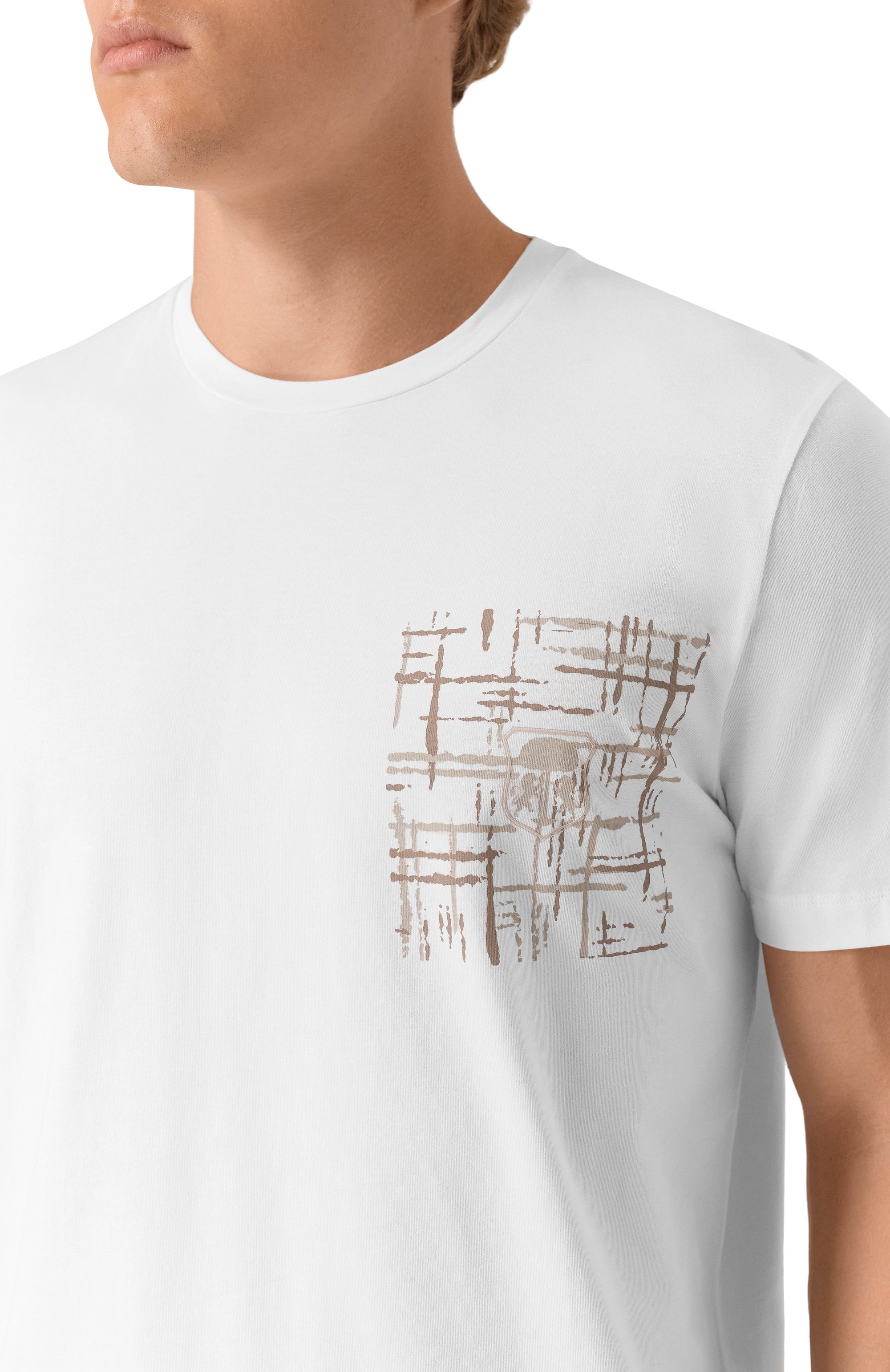 Хлопковая футболка CORNELIANI, арт. 26G583-2625024, фото 5