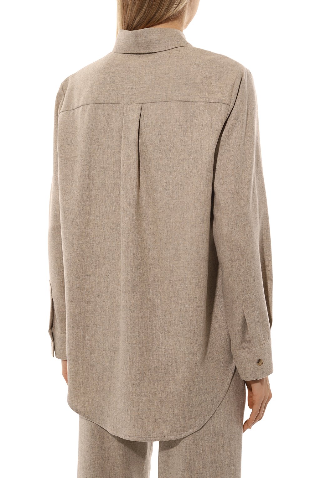 Рубашка из шерсти и кашемира ASCENO, арт. C0RE_T001F37, фото 4