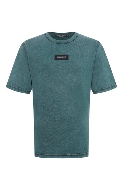 Мужская хлопковая футболка DOLCE & GABBANA, арт. G8RI4T/G7P10
