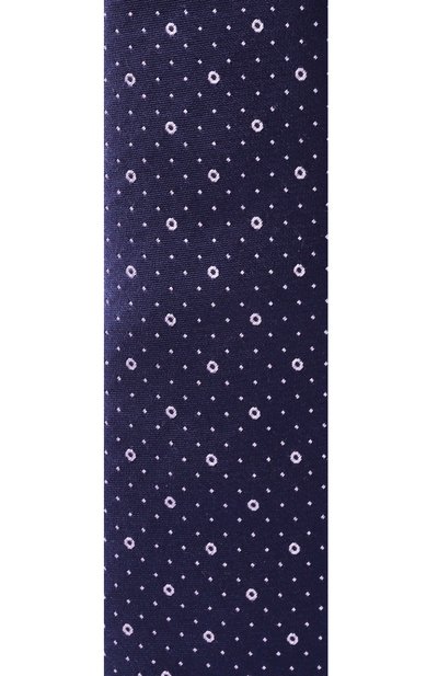 Шелковый галстук HUGO темно-синего цвета по цене 8995 руб., арт. 50540113, фото 4 Шелковый галстук HUGO, арт. 50540113, фото 4