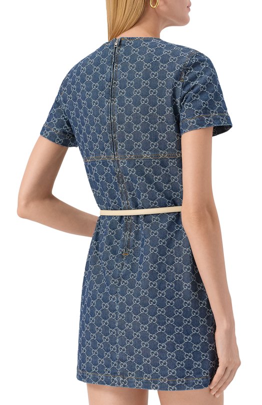 Джинсовое платье Gucci 818219/XDC9H Синий  818219/XDC9H Фото 3