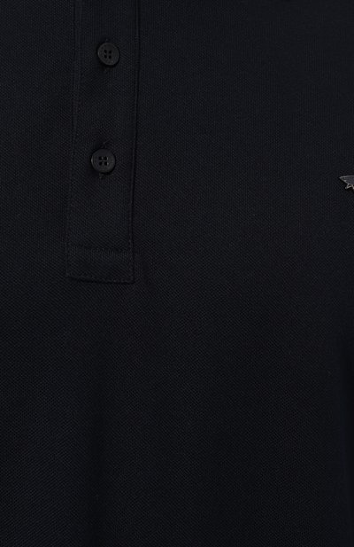 Хлопковое поло PAUL&SHARK темно-синего цвета по цене 25650 руб., арт. 12311726, фото 5 Хлопковое поло PAUL&SHARK, арт. 12311726, фото 5