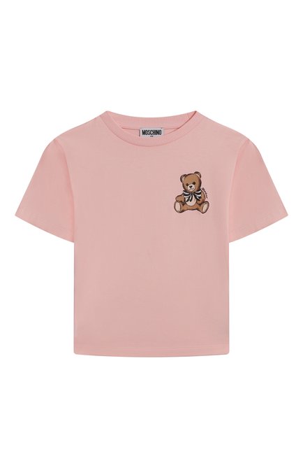 Хлопковая футболка MOSCHINO, арт. HKM060/LBA11/4-8