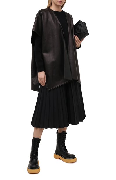 Кожаная накидка VALENTINO, арт. VB3NBA0069S, фото 2