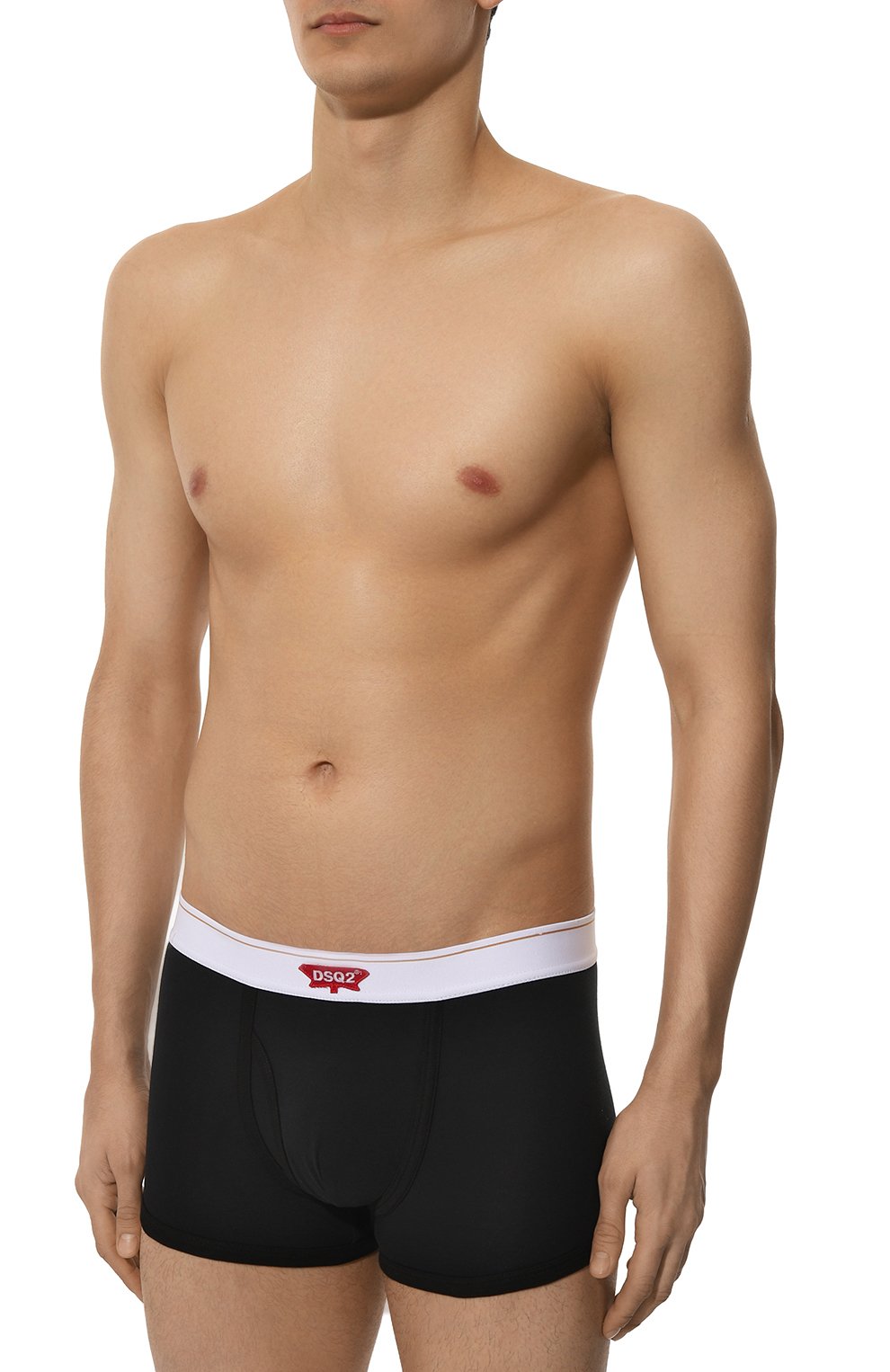 Хлопковые боксеры DSQUARED2 черного цвета по цене 13550 руб., арт. D9LD94900, фото 2 Хлопковые боксеры DSQUARED2, арт. D9LD94900, фото 2