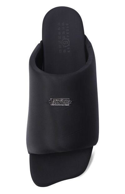 Текстильные шлепанцы anatomic MM6 черного цвета по цене 48050 руб., арт. SH3WP0007/P7705, фото 5 Текстильные шлепанцы anatomic MM6, арт. SH3WP0007/P7705, фото 5