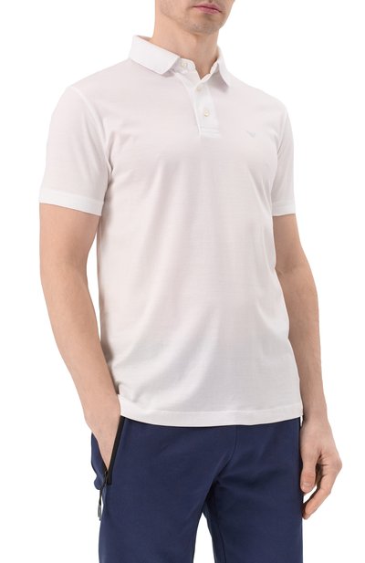 Поло из лиоцелла и хлопка EMPORIO ARMANI, арт. 8N1F98/1JUVZ, фото 3