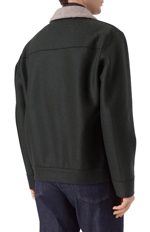 Шерстяная куртка Harris Wharf London C9341 Хаки  C9341 Фото 4