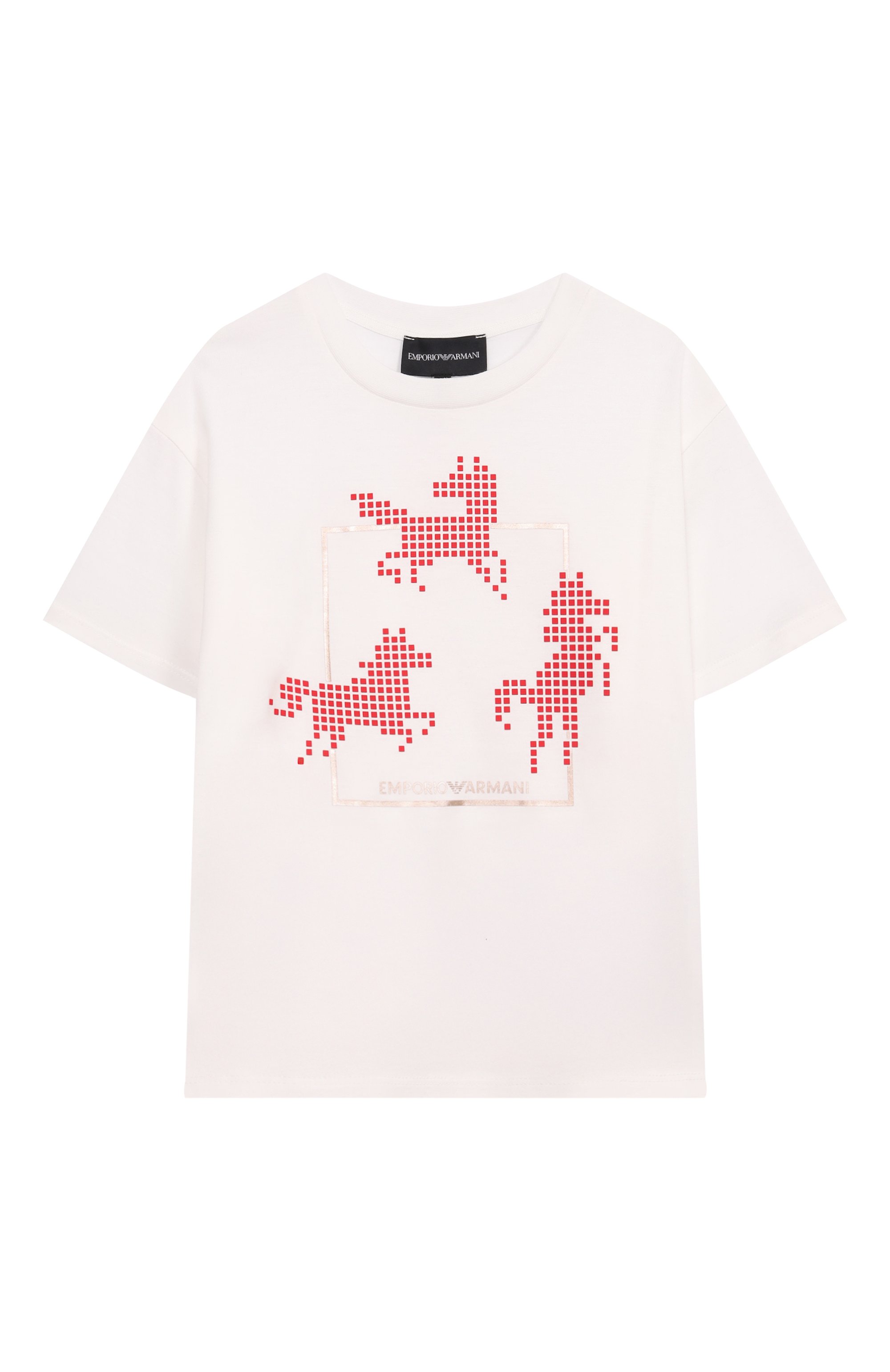 Футболка из лиоцелла и хлопка EMPORIO ARMANI, арт. EB000911/AF10127, фото 1