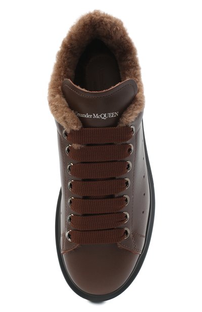 Кожаные кеды ALEXANDER MCQUEEN, арт. 609650/WHXE2, фото 5