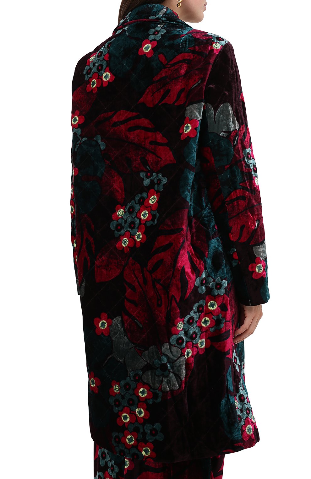 Пальто из вискозы и шелка DRIES VAN NOTEN, арт. 202-30268-1510, фото 5