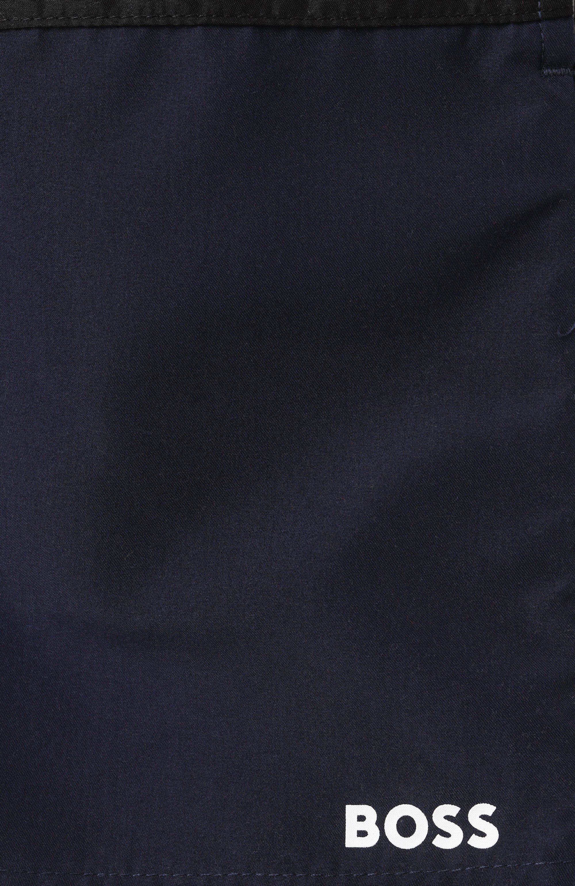 Плавки-шорты BOSS темно-синего цвета по цене 14200 руб., арт. J51975, фото 3 Плавки-шорты BOSS, арт. J51975, фото 3