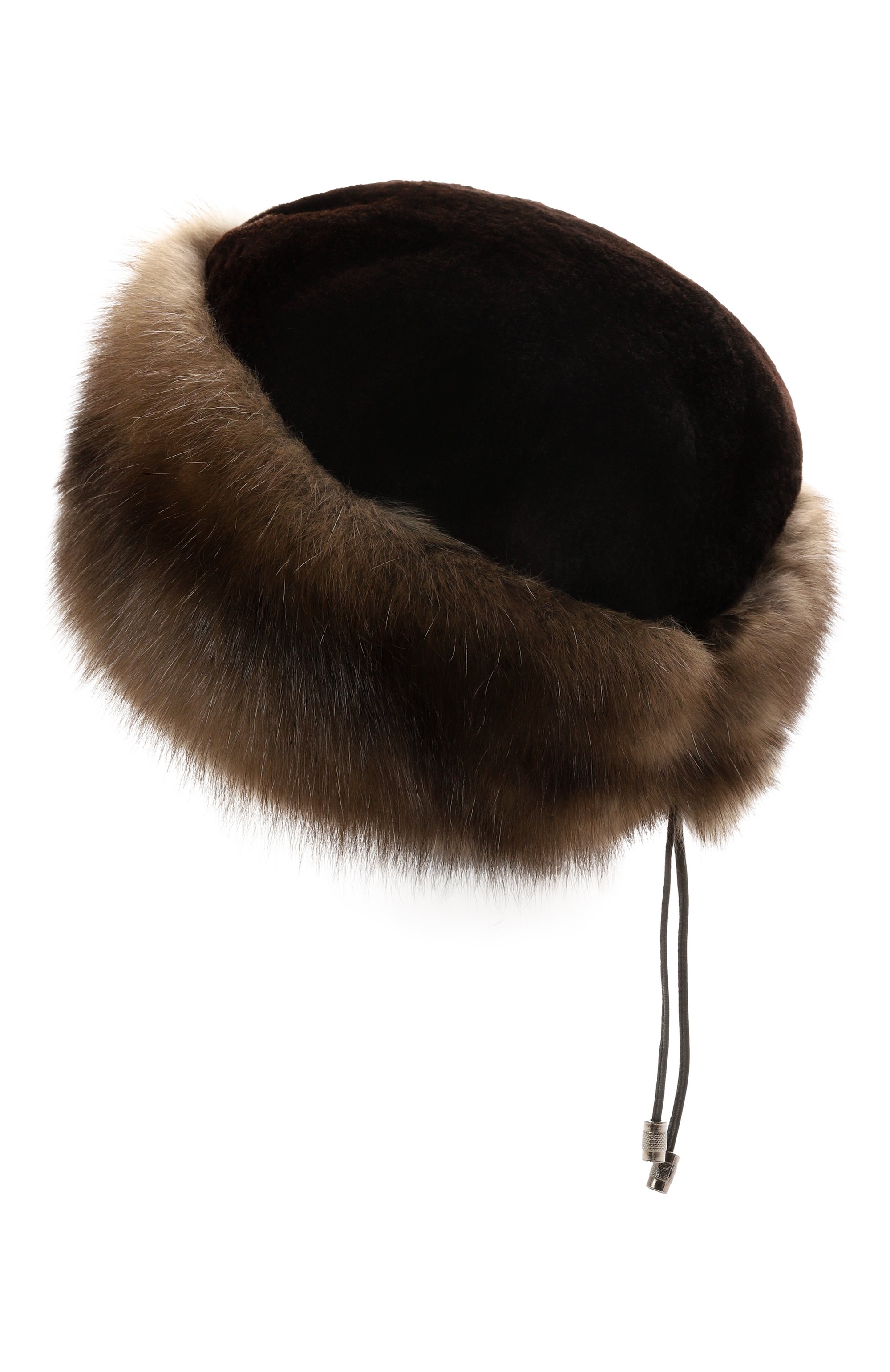 Меховая шапка-кубанка из норки и соболя VICTORIA KUSENKOVA, арт. 060213504080, фото 3