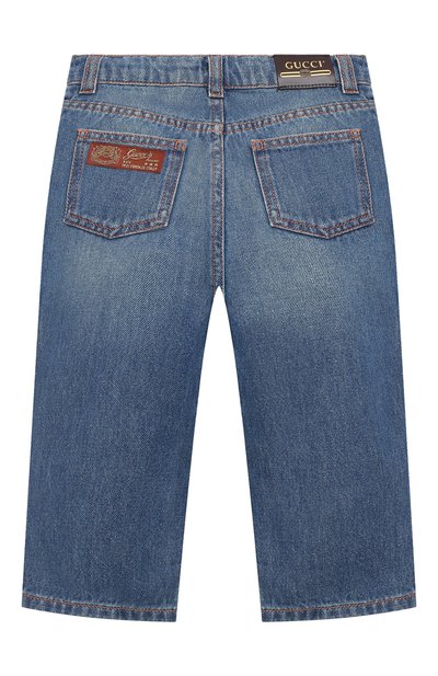 Джинсы GUCCI голубого цвета по цене 35150 руб., арт. 629454/XDBDC, фото 2 Джинсы GUCCI, арт. 629454/XDBDC, фото 2