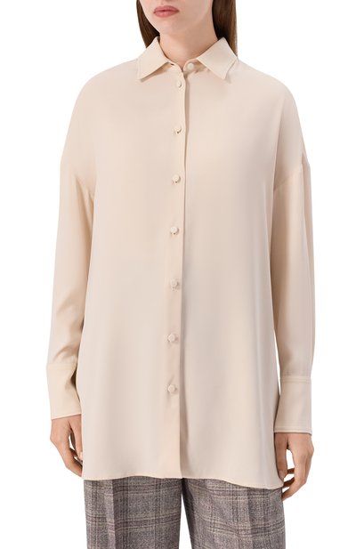 Блузка из вискозы и шелка AGNONA, арт. TD0901E/U5074E, фото 3