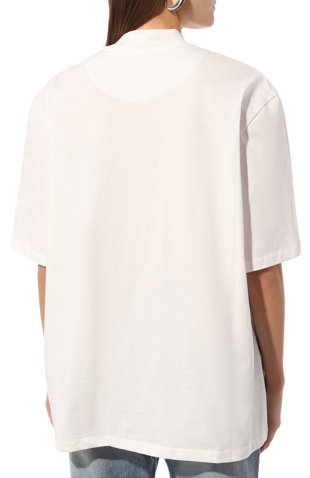 Хлопковая футболка THE ATTICO, арт. 250WCT00173/JJJ025AA, фото 4