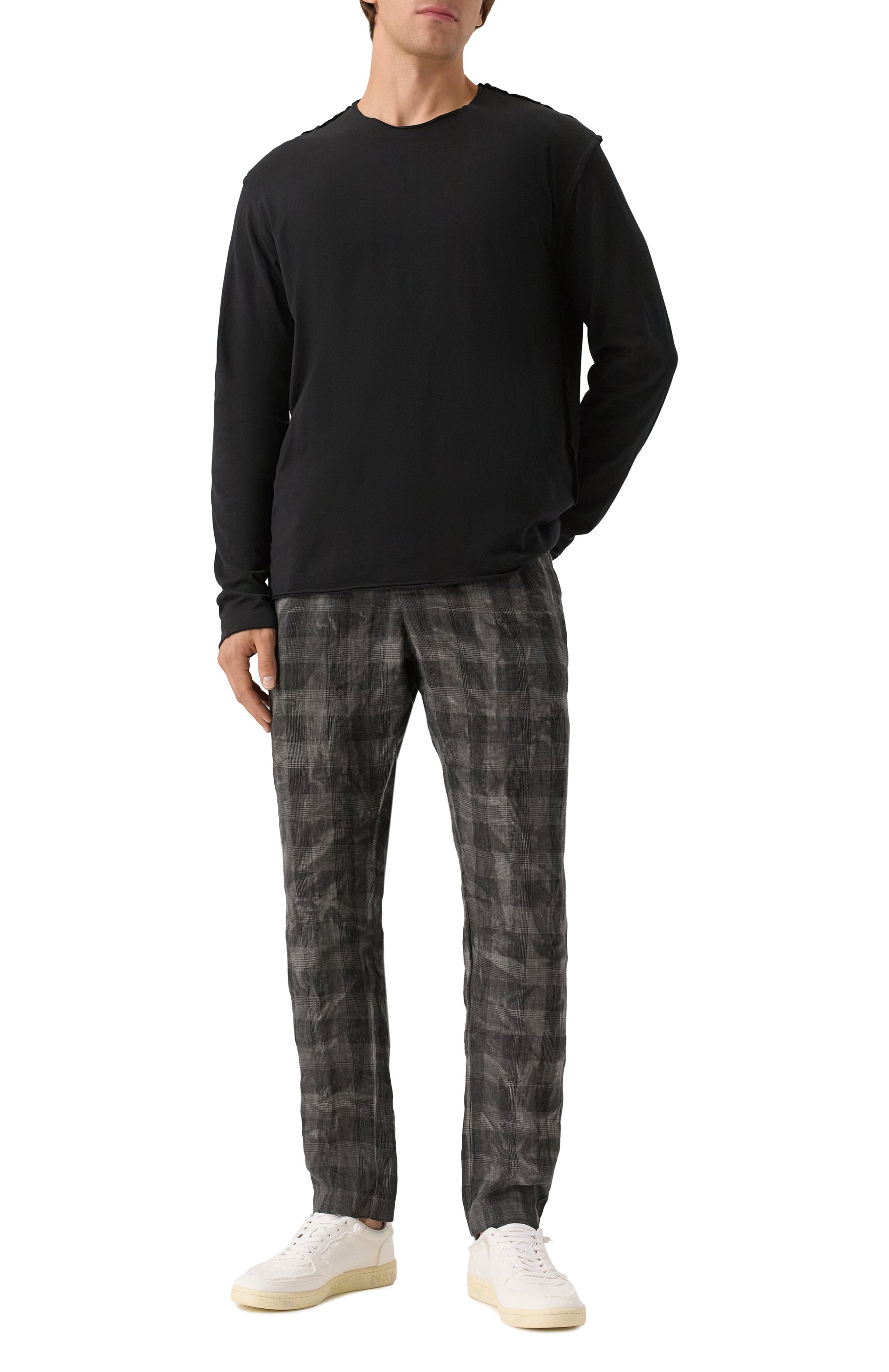 Льняные брюки TRANSIT, арт. CFUTRWI180EC, фото 2