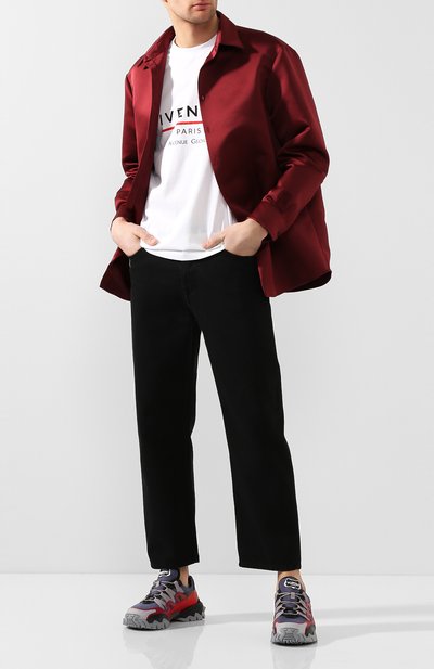 Комбинированные кроссовки climbers VALENTINO разноцветного цвета по цене 69950 руб., арт. TY2S0C20/DRZ, фото 2 Комбинированные кроссовки climbers VALENTINO, арт. TY2S0C20/DRZ, фото 2