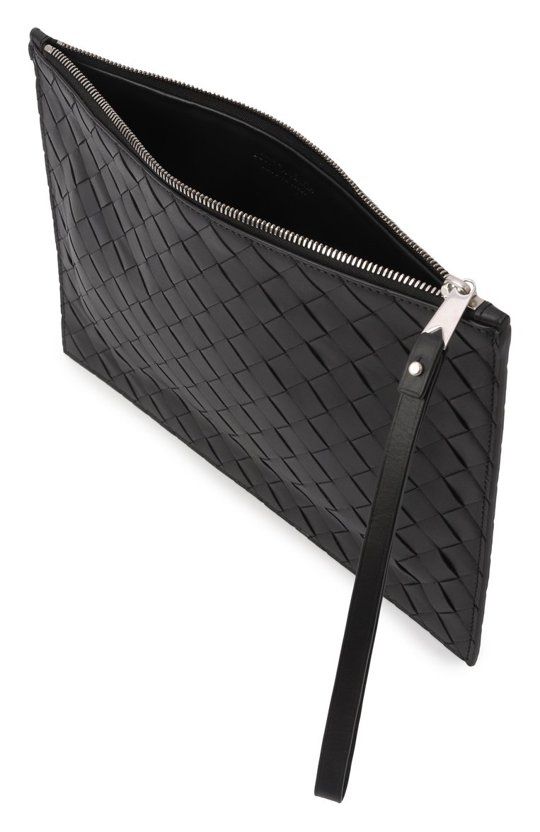 Мужской папка для документов BOTTEGA VENETA черного цвета, арт. 684509/VCPQ3 | Фото 4 (Кросс-КТ: футляры для документов; Материал: Натуральная кожа; Нос: Не проставлено)