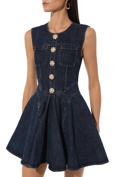 Джинсовое платье SELF-PORTRAIT, арт. PF24-837S-BL, фото 3