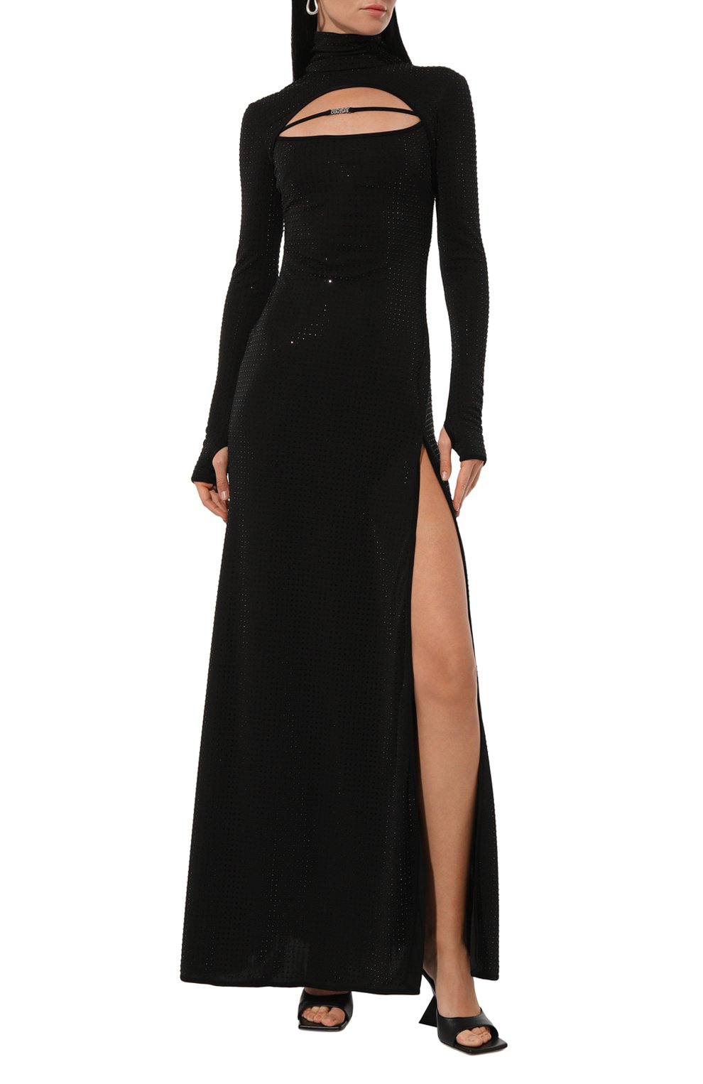 Платье с отделкой стразами VERSACE JEANS COUTURE, арт. 77HA0902/J0124, фото 2