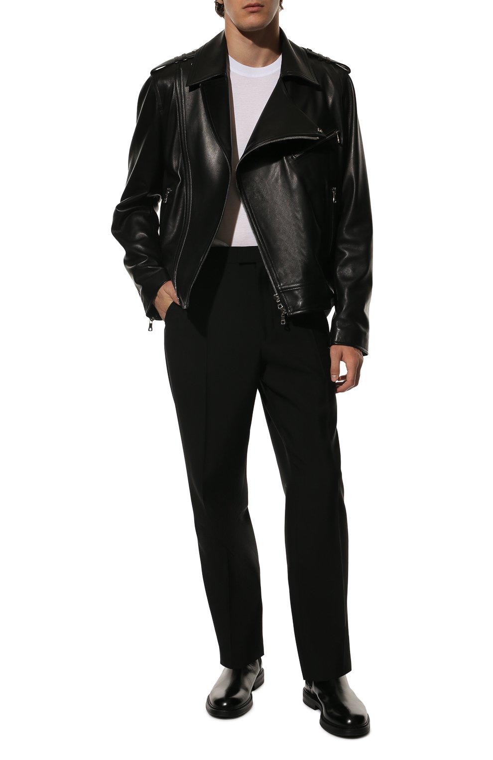 Кожаная куртка BALMAIN, арт. WH1TD055/L115, фото 2