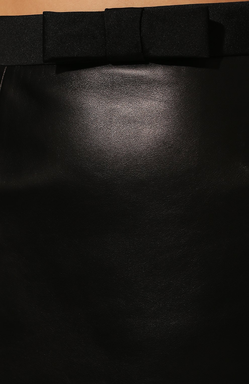 Кожаная юбка MIU MIU, арт. MPD657-038-F0002, фото 5