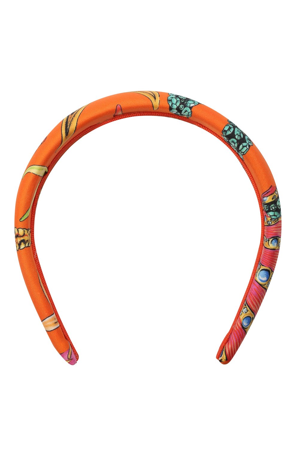 Ободок для волос VERSACE оранжевого цвета по цене 23850 руб., арт. ICER001/1F01193, фото 1 Ободок для волос VERSACE, арт. ICER001/1F01193, фото 1