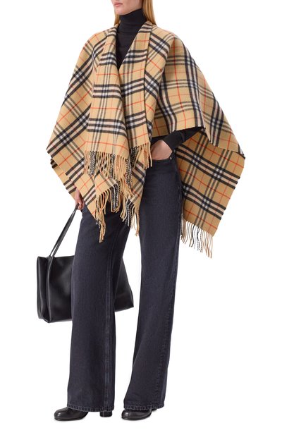 Кейп из шерсти и кашемира BURBERRY, арт. 8102992, фото 2