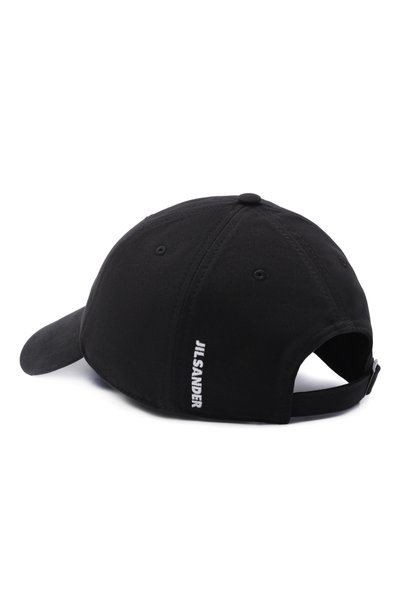 Хлопковая бейсболка JIL SANDER черного цвета по цене 35700 руб., арт. J22TC0130/J45349, фото 2 Хлопковая бейсболка JIL SANDER, арт. J22TC0130/J45349, фото 2