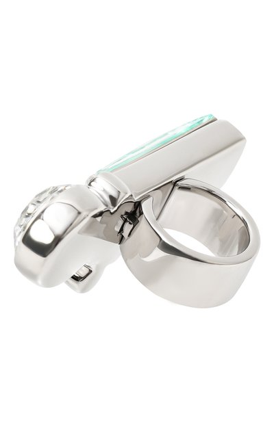 Кольцо JIL SANDER голубого цвета по цене 69950 руб., арт. J11UQ0066 P5050, фото 3 Кольцо JIL SANDER, арт. J11UQ0066 P5050, фото 3