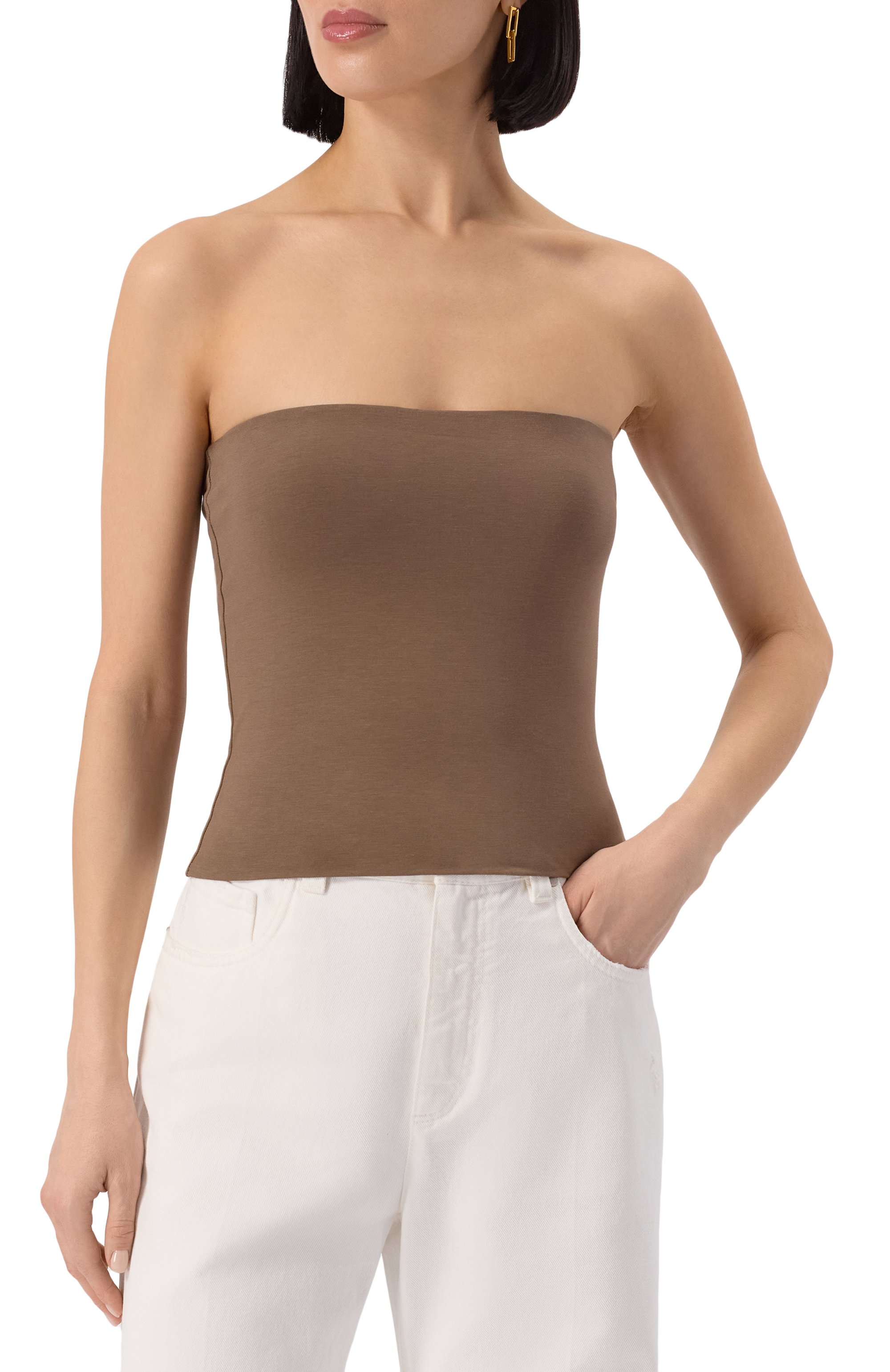 Хлопковый топ BRUNELLO CUCINELLI, арт. MPT1802B19, фото 3