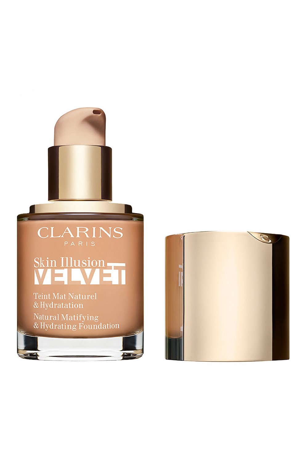 Увлажняющий тональный крем с матовым покрытием skin illusion velvet, 109c wheat (30ml) CLARINS, арт. 80079902, фото 3