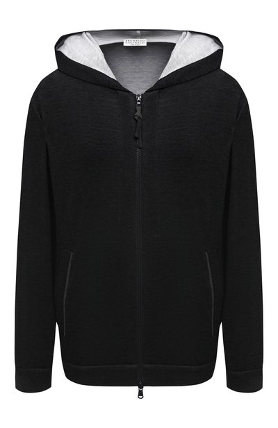 Женский толстовка из хлопка и шелка BRUNELLO CUCINELLI, арт. MD828SB806