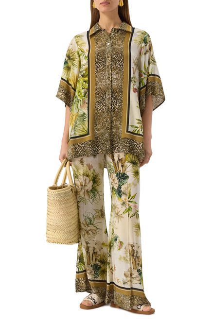 Женские брюки из вискозы ELIE SAAB, арт. P0126PS25