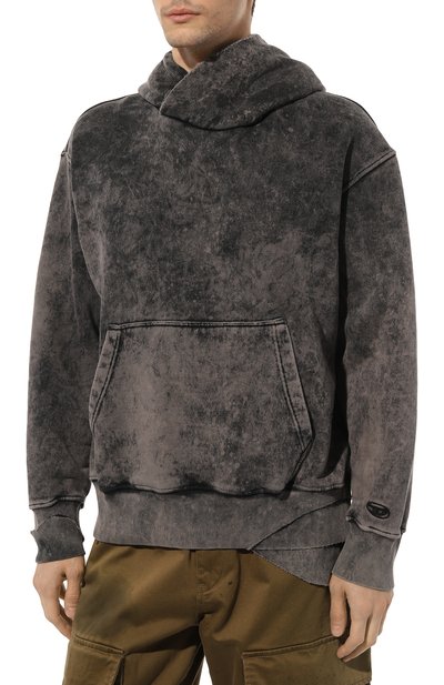 Хлопковое худи DIESEL, арт. A07593/0BVFH, фото 3