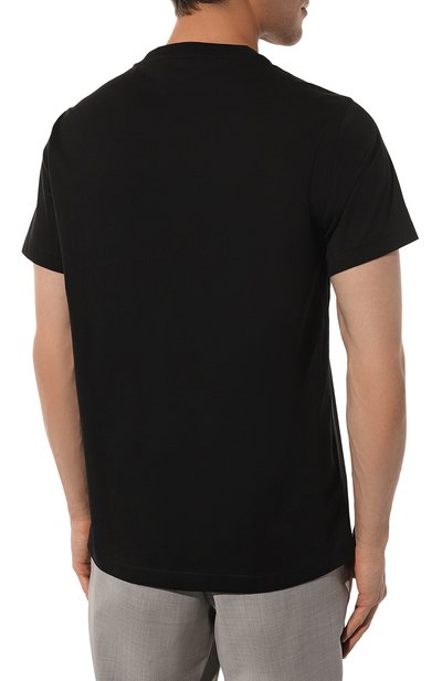 Хлопковая футболка BURBERRY, арт. 8052965, фото 4