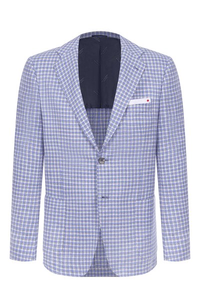 Мужской пиджак из кашемира и шерсти KITON, арт. UG81K0610E52