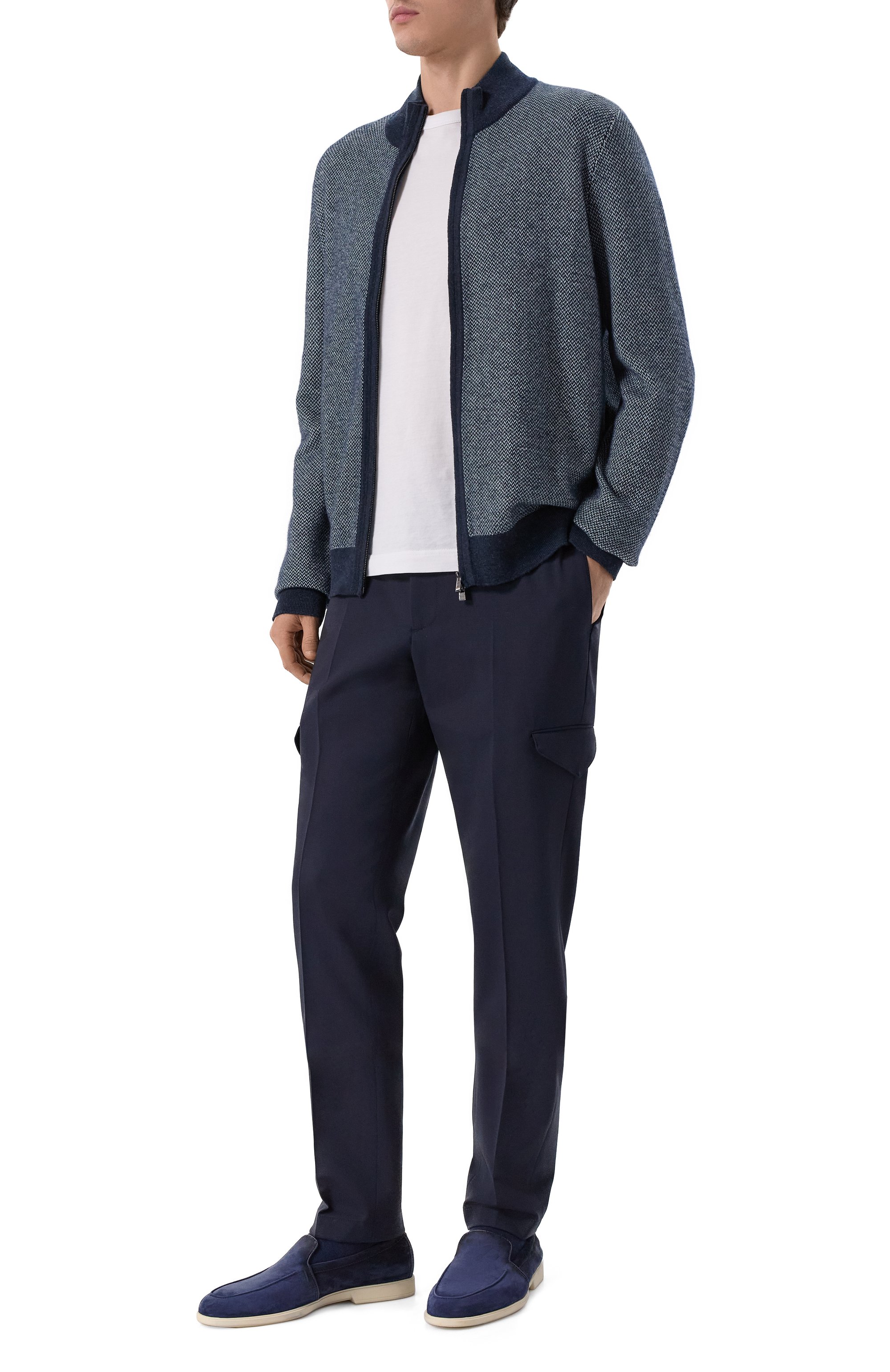 Кардиган из шерсти и хлопка BOSS, арт. 50549950, фото 2