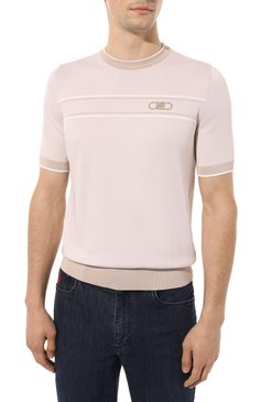 Джемпер из хлопка и шелка ZILLI, арт. MBZ-RN030-TW0T1/MC01, фото 3