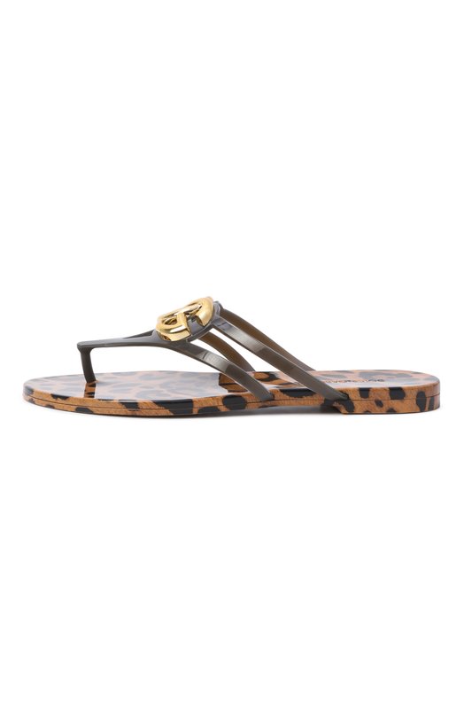 Шлепанцы Dolce & Gabbana CW2418/AY850 Леопардовый  CW2418/AY850 Фото 4