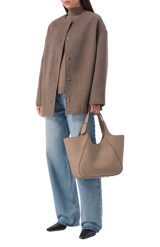 Сумка-тоут Lenah BOSS 50552117 Бежевый  50552117 Фото 7