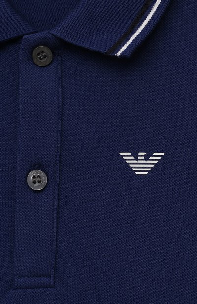 Хлопковое поло EMPORIO ARMANI, арт. 8NHFB5/1JPTZ, фото 3