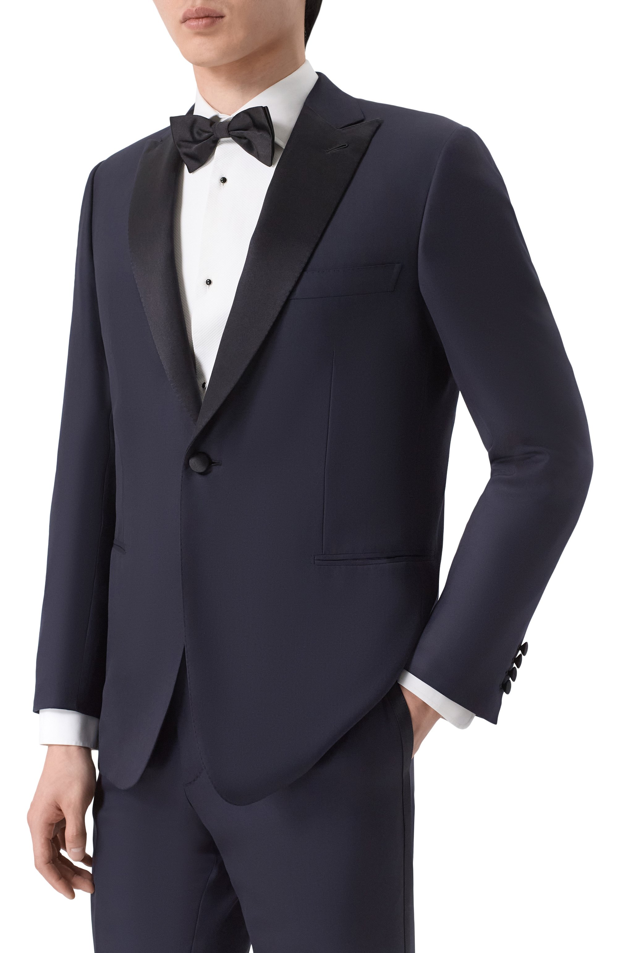 Шерстяной смокинг BRIONI, арт. RT030L/05E0K, фото 2