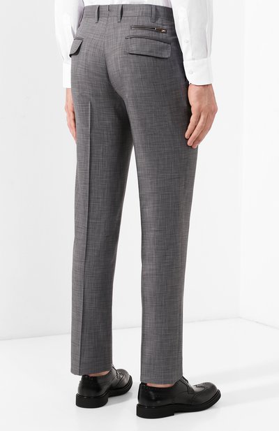 Брюки из шерсти и шелка ZILLI, арт. M0R-40-38N-56139/0001, фото 4