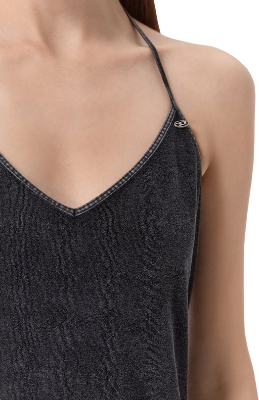 Хлопковое платье Diesel A21906/0PLCZ Чёрный  A21906/0PLCZ Фото 4